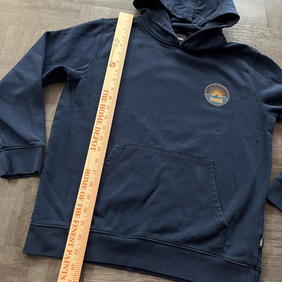 Boy’s VANS Original Grind Pullover Hoodie Blue Large Off The Wall Beach Youth L - Picture 10 of 11